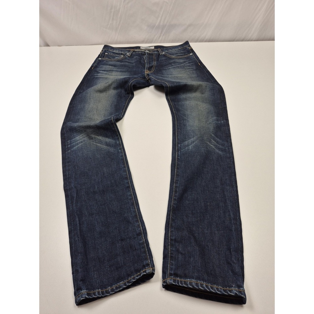 Baldwin The Henley The Classic Slim Jeans Mens 33x34 Blue Slim Denim USA